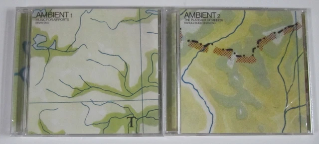 Brian Eno ―Ambient　2枚セット LPレコード Ambient 2 -The Plateaux Of Mirror : Harold Budd / Brian Eno