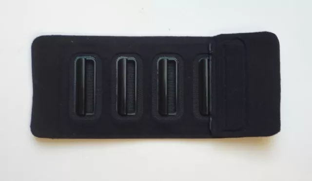 Sujetador Fildan negro 35 mm de ancho - cierre clic