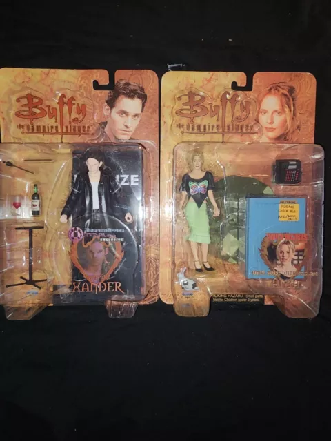 Buffy The Vampire Slayer Anya & Xander Action Figures Lot Of 2