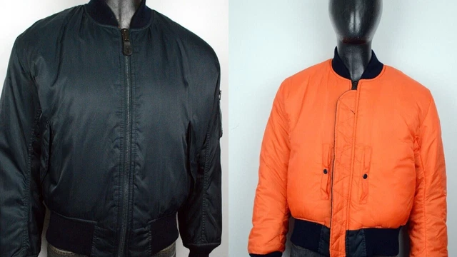 Giubbotto Uomo Taglia L Giubbino Cappotto Bomber Double Face Men's Jacket Giacca