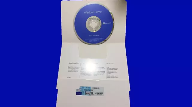 Microsoft Windows Server 2022 Datacenter 64 bit 24 CORE P71-09407 2