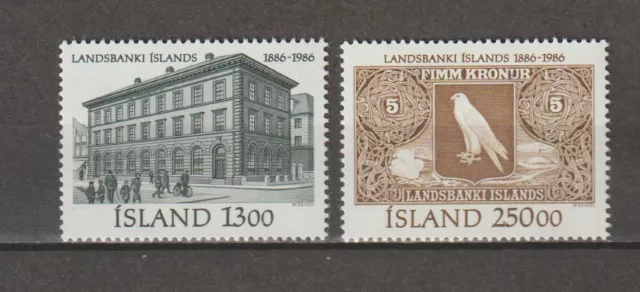 Island 1986 Mi. 652/53 postfrisch