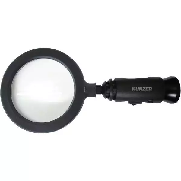 Kunzer 7Ll01 Lente Dingrandimento Portatile Con Illuminazione Led 90 Mm