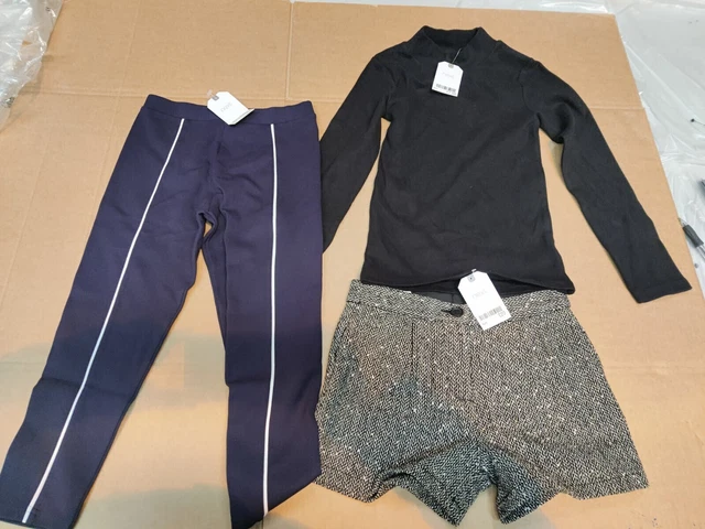 NEXT - Pacchetto Abbigliamento 3 Articoli - Età 7-8 Anni - Pantaloncini Pantaloni Maglione - (k126)