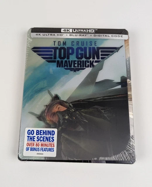 TOP GUN MAVERICK 4K/Bluray/Digital Steelbook Walmart Exclusive