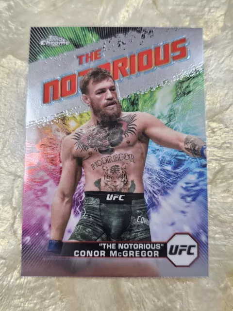 Topps Chrome UFC 2024 Conor McGregor aka The Notorious