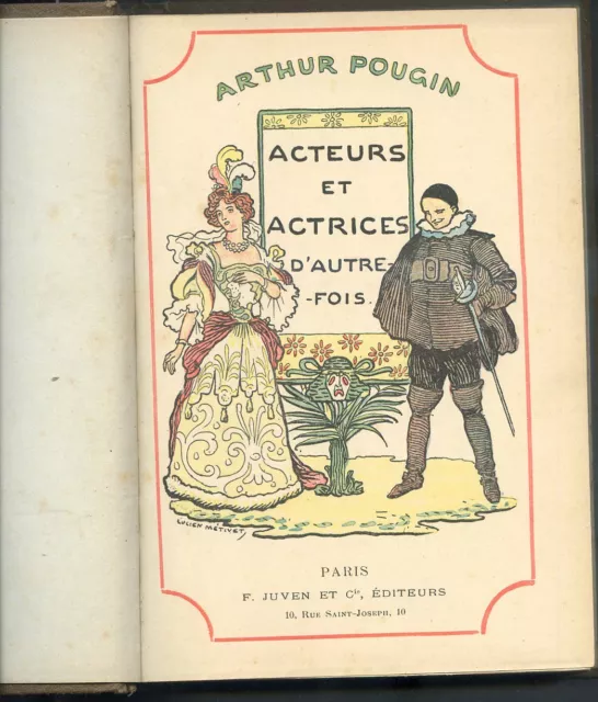 BAC1// ACTEURS ET ACTRICES D AUTREFOIS par ARTHUR POUGIN