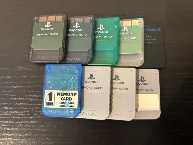 PS / PlayStation (PS1 / PS2 / PSX) ORIGINAL & Repro Memory Card Speicherkarte 💾