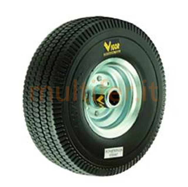 Ruote Per Carrello Giardino Pneumatico E Camera D'Aria 4.10/3.50-4 Per Carriole E Carrelli - Set Completo Camera Aria 10 Pollici - Foto 12
