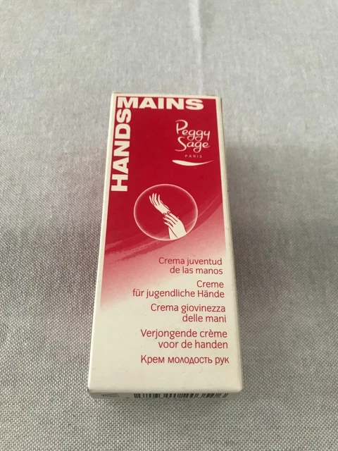 Crème Pour Les Mains Peggy Sage - Parfum Rose Et Litchi - Flacon 30 Ml - Neuf