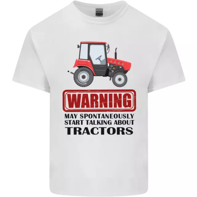 T-shirt da uomo in cotone May Talking About Tractors Funny Farmer