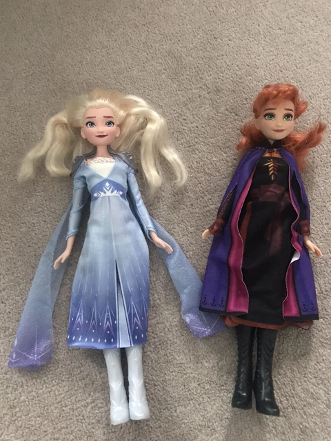HASBRO DISNEY FROZEN Elsa and Anna Dolls - VGC £8.00 - PicClick UK