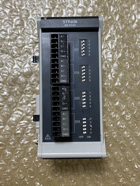 KEYENCE NR-ST04 STRAIN Measurement Unit Multi-input data logger NR-X ...