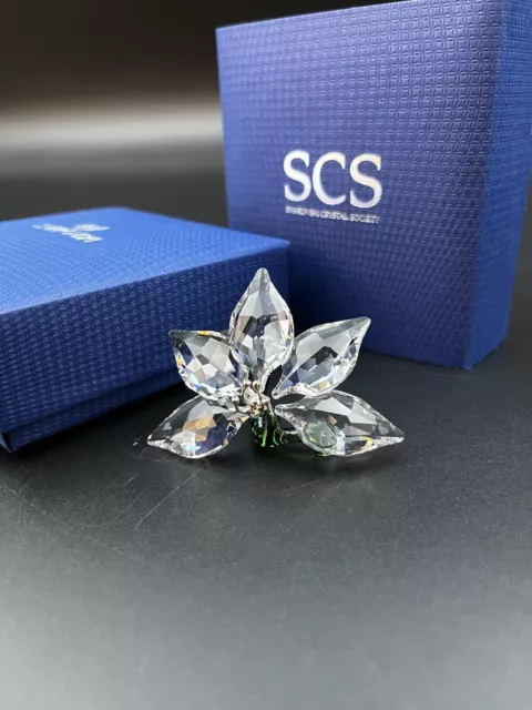 Swarovski Crystal: 2013 SCS Renewal Gift - Orchid Figurine with Original Box