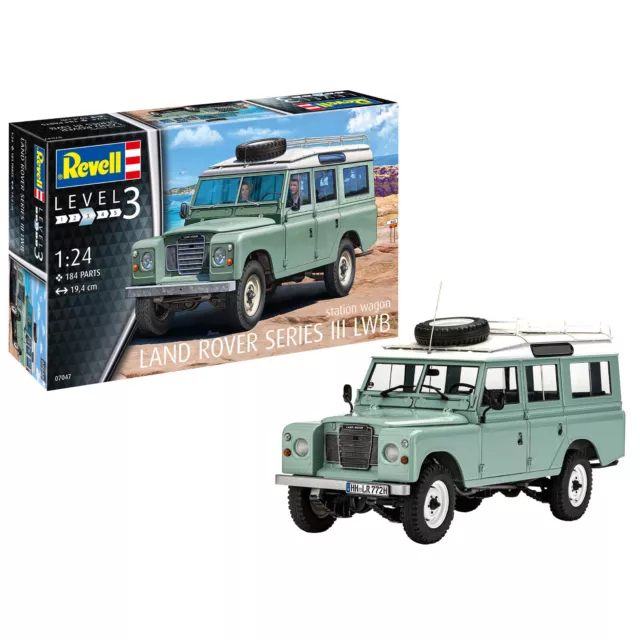 Land Rover Series III Revell 07047 Modell Kitskala 1:24 Britische Legende