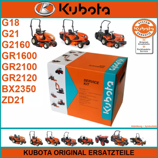 KUBOTA Service-Kit Filterset G18/G21/G2160/ZD21/GR1600/GR2100/GR2120/BX2350