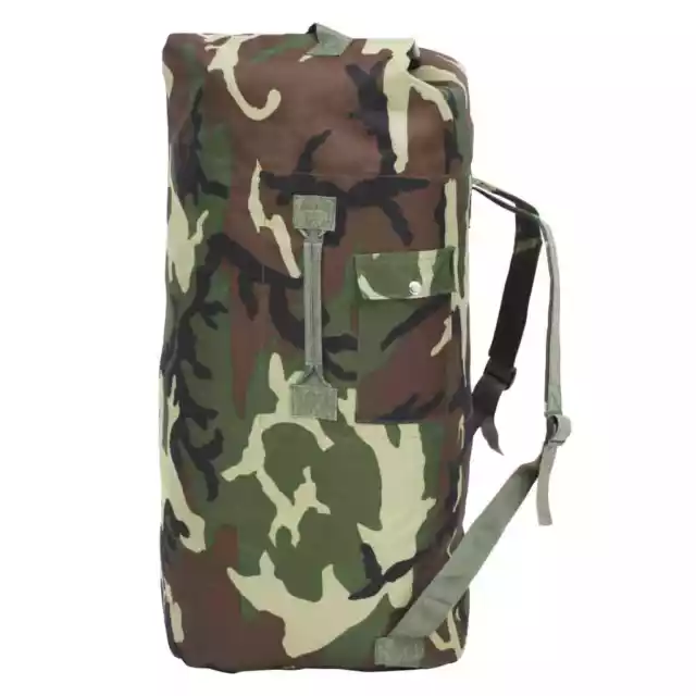 Sac de sport en style militaire 85 L Camouflage