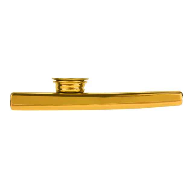 (Gold)Durable Metal Kazoo Flute Mouth Music Instrument Accessory BT0