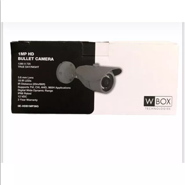 wBox Technologies 1MP HD Bullet Camera