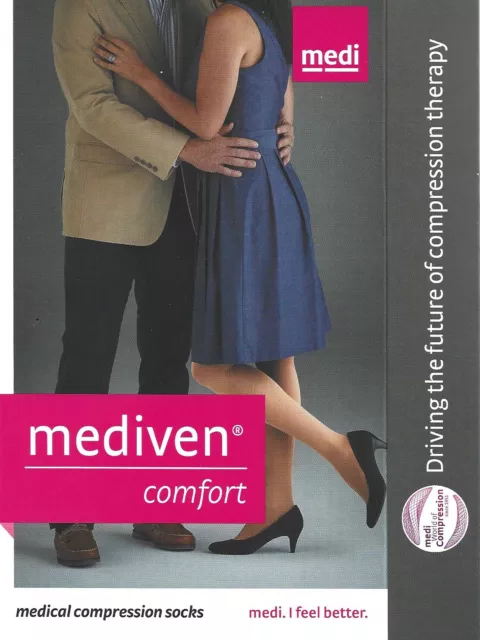 Mediven Comfort 15-20 Calf Compression Stockings Socks Open Toe Size V 