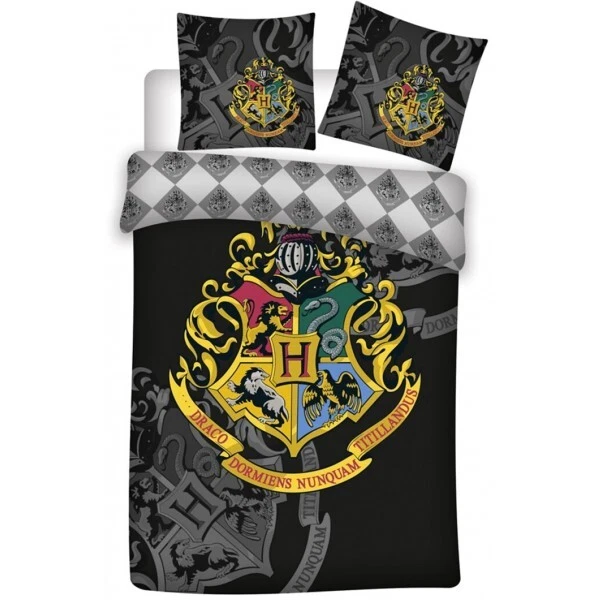 Linge Lit Oeko-tex Hogwarts Parure De Lit Harry Potter Enfant 140x200 Cm + Taie 63x63 Cm - Coton Renforcé Oeko-Tex, Motif Poudlard Hedwige Hedwige Harry Potter