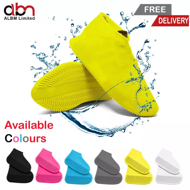 Reusable Silicone Overshoes Waterproof Shoe Covers Boot Cover Rain Protector