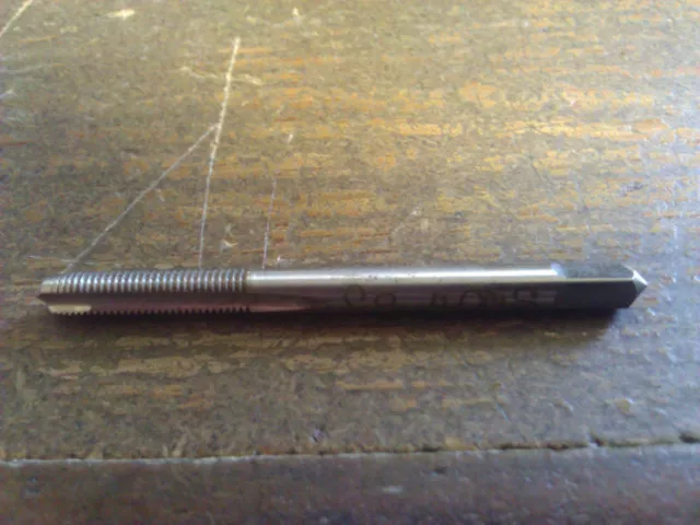 8-40 High Speed Steel 2 Flute Spiral Point Plug Tap