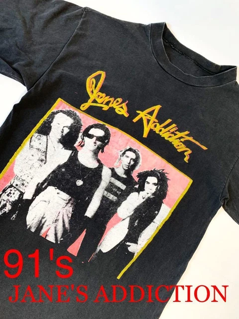 Rare  90S JANE S ADDICTION VINTAGE 1991 TOUR T SHIRT BAND T SHIRT VINTAGE Jane