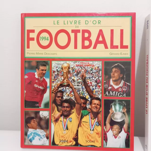 Lot de Livre d'Or du FOOTBALL 1994 et 1998 3