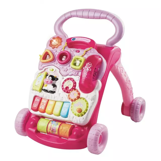 VTech Baby Spiel-/Laufwagen pink Lauflernwagen Gehfrei Lauflernhilfe Babywalker