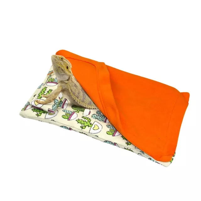Reptile Pets Canvas Sleeping Bag With Pillow Blanket Pet Bed For Gecko Lizard