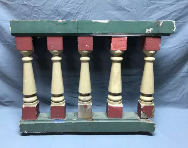 Antique Victorian Chunky 5 Baluster Porch Span Architectural VTG Old 273-23B