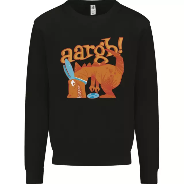Easter Egg T-Rex as a Bunny Dinosaur Funny Kids Sweatshirt Jumper