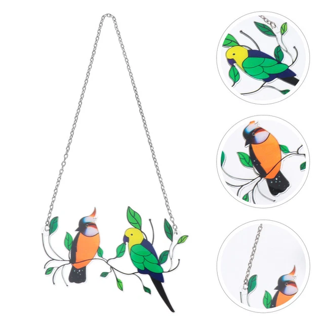 Ornement Suspendu De Décoration D'oiseau Pendentif Oiseau Suspendu Visière