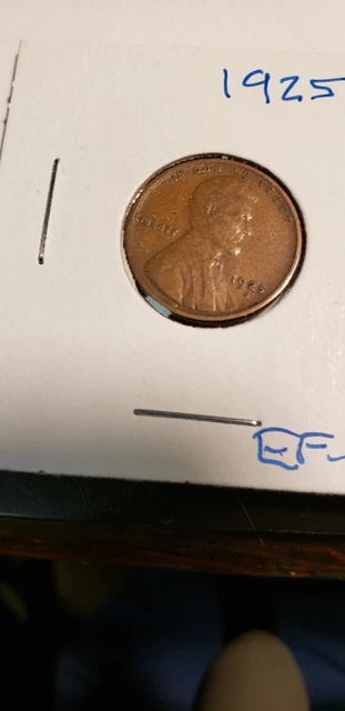 1925 S Lincoln Wheat Penny Cent Extremely Fine Condition