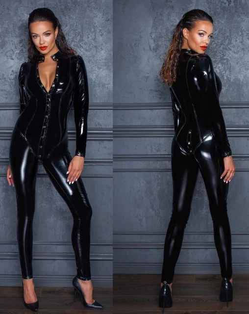Noir handmade - F331 Catsuit - Zwart - Attitude Holland