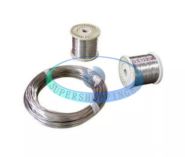 2m = 6.6 FT Titanium Ti Wire Grade 1 1PC GR1 Diameter 0.2mm