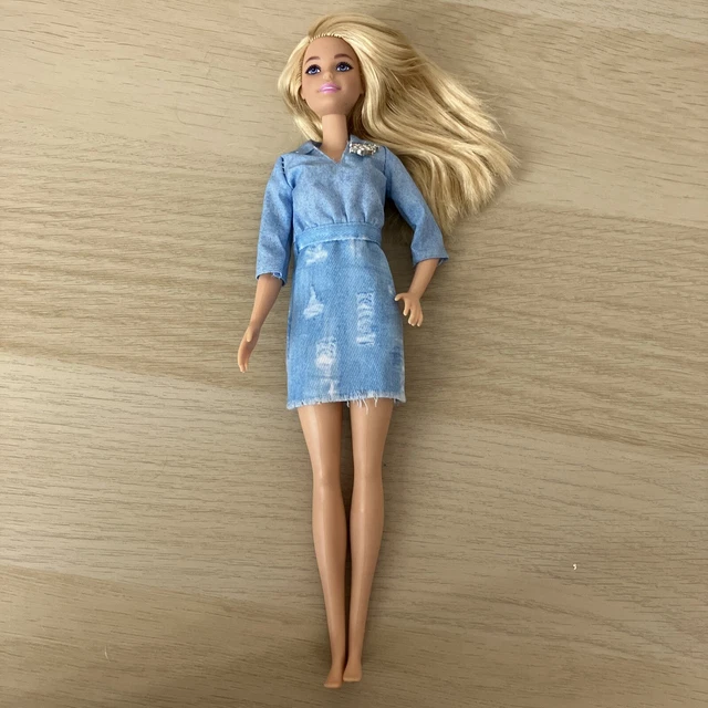 BARBIE DOLL WITH Double Denim Look 7.99 PicClick UK