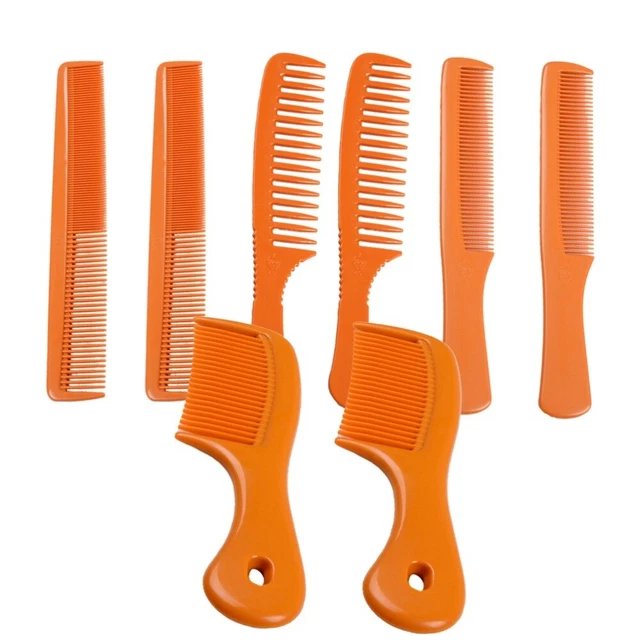8 piezas peine para el cabello con dientes anchos peine para el cabello para hombre cabello liso