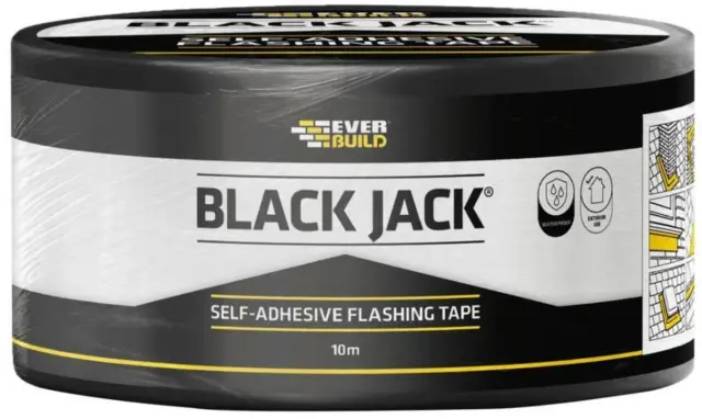 Noir Jack Clignotante Bande Commerce Rouleau, 225mm X 10m - FLAS225