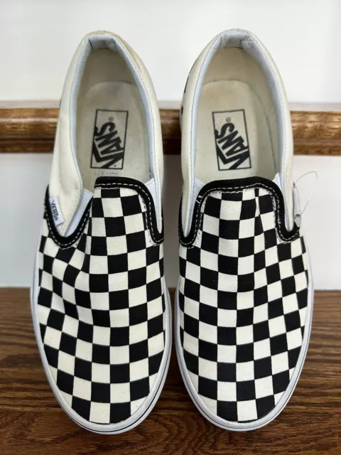 Vans Checkerboard Slip On Shoes 7.5 Womens 6.0 Mens Sneakers