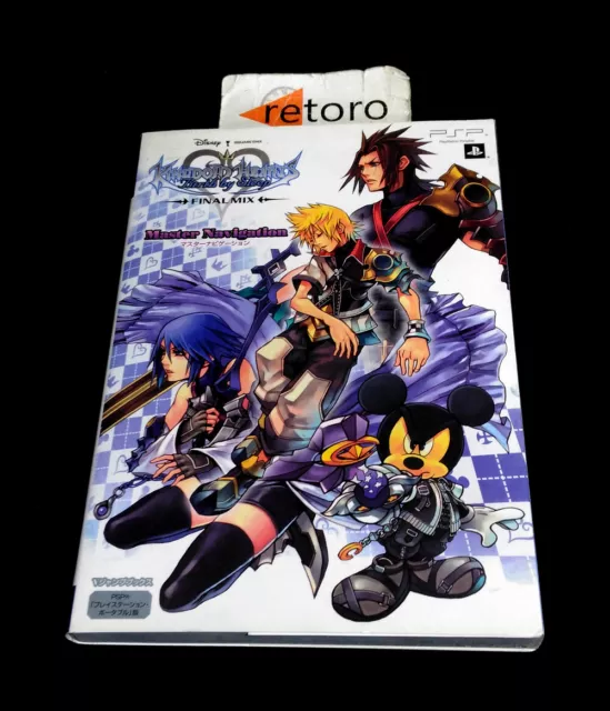 GUIA GUIDEBOOK KINGDOM HEARTS FINAL MIX Birds by Sleep PSP Master Navigation JAP