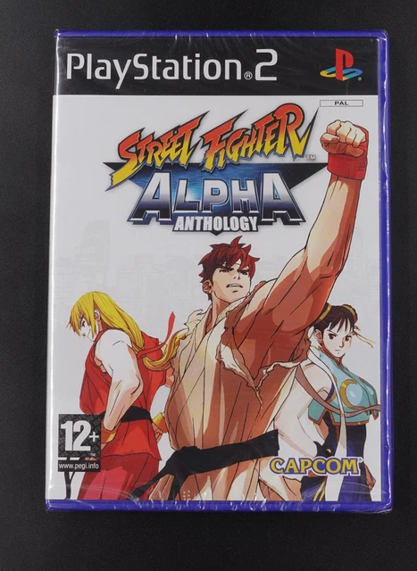 Jeu Street Fighter Alpha Anthology Pour PlayStation 2 - Version PAL FR Complète (boîtier, Disque) - Bon état