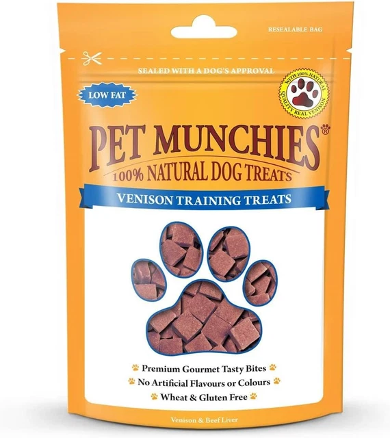 Image result for PET MUNCHIES VENISON & Beef Liver Dog Training Treats, Grain Free Tasty ...