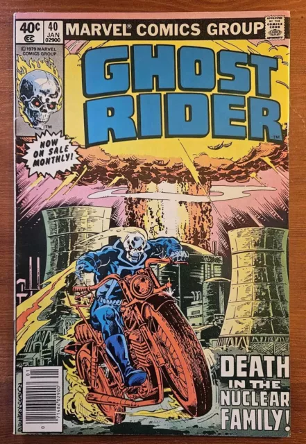 Ghost Rider #40 (1980) Marvel comics. 2 1st apps. Bronze age greatness!