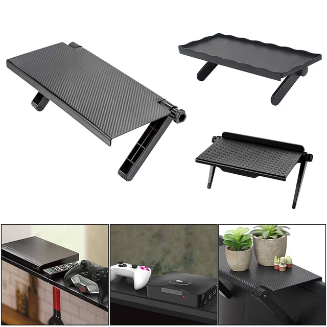 Qualité Râtelier de Stockage TV Screen Haut Noir Support Bildschirm-Caddy
