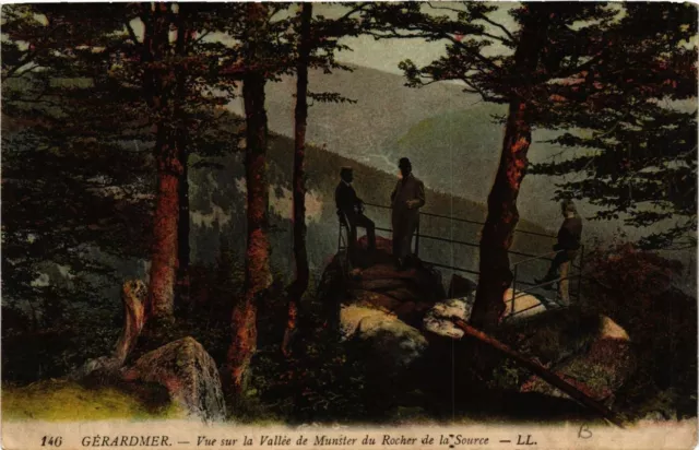 CPA GÉRARDMER Munster Valley View from the Rocher de la Source (401588)