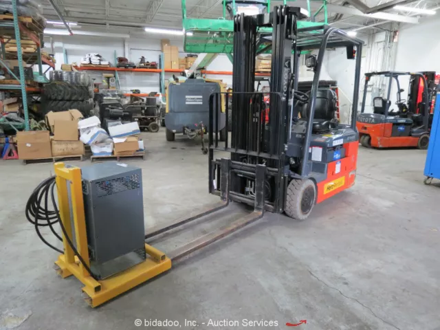 2021 Toyota 8FBE20U  4,000 lbs Electric Warehouse Forklift Lift Truck bidadoo