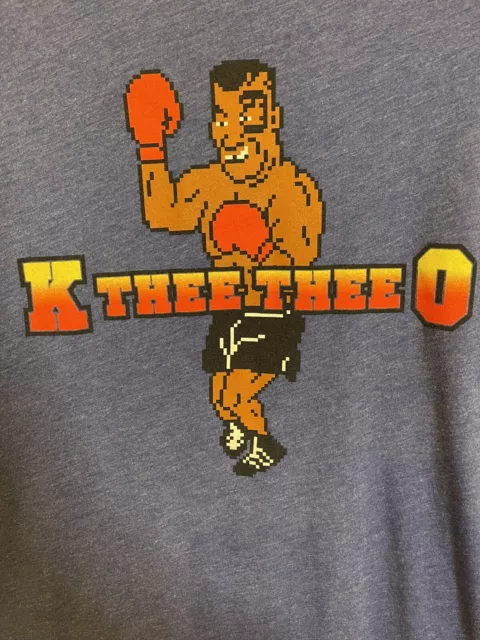 Mike Tyson Punch-out K-Thee-TheeO T Shirt Adult  Small The Chive