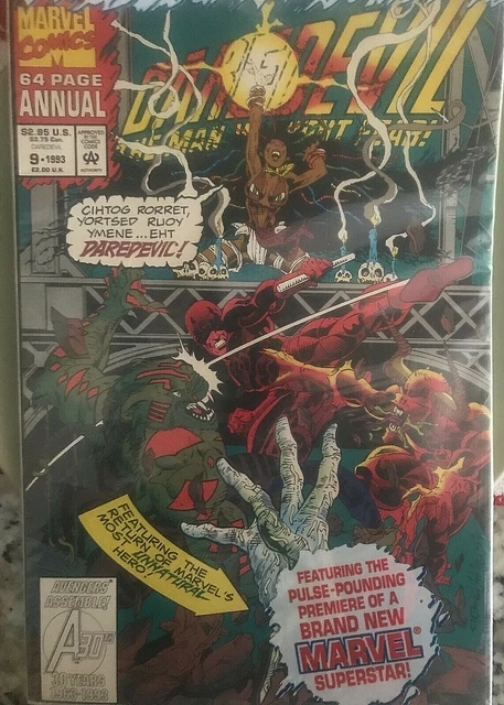 Daredevil Annual #9 Marvel Comics (1993) Polybagged With Devourer Trading Card